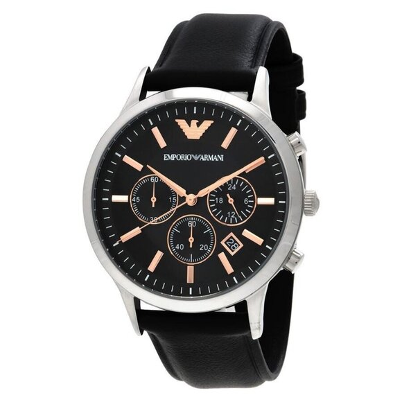 NWT Authentic Emporio Armani Fashion Men's Quartz Steel Authentic Watch - Picture 1 of 3